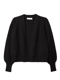 kaia boxy cardigan - black