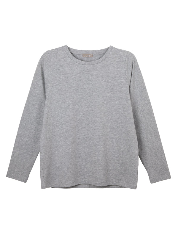 relaxed fit tee - grey