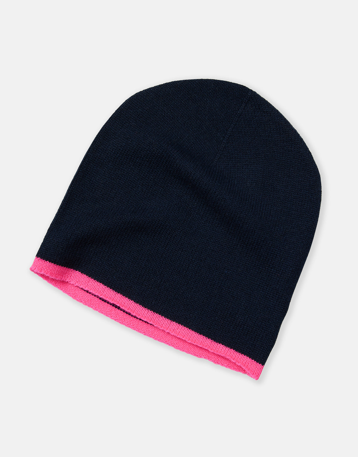 cashmere wrist warmers - navy & neon pink