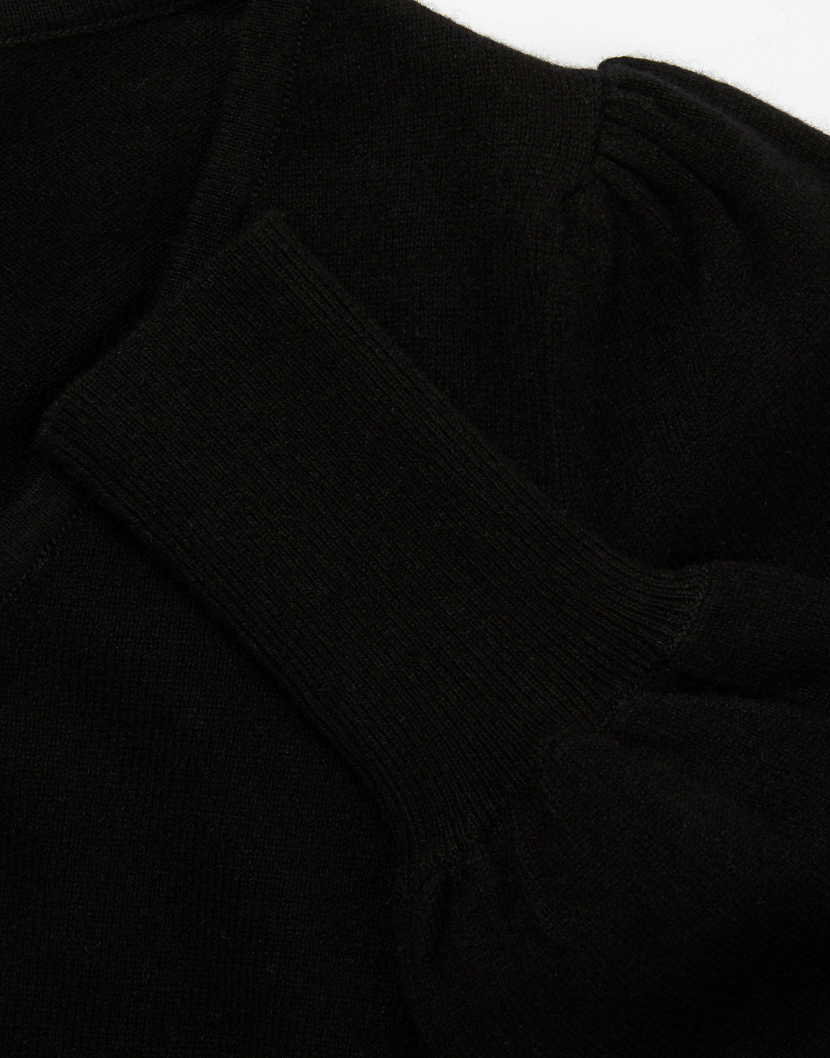 isabella black wool cashmere jumper