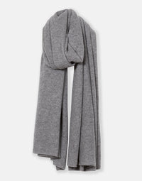 lola cashmere travel wrap - dark grey