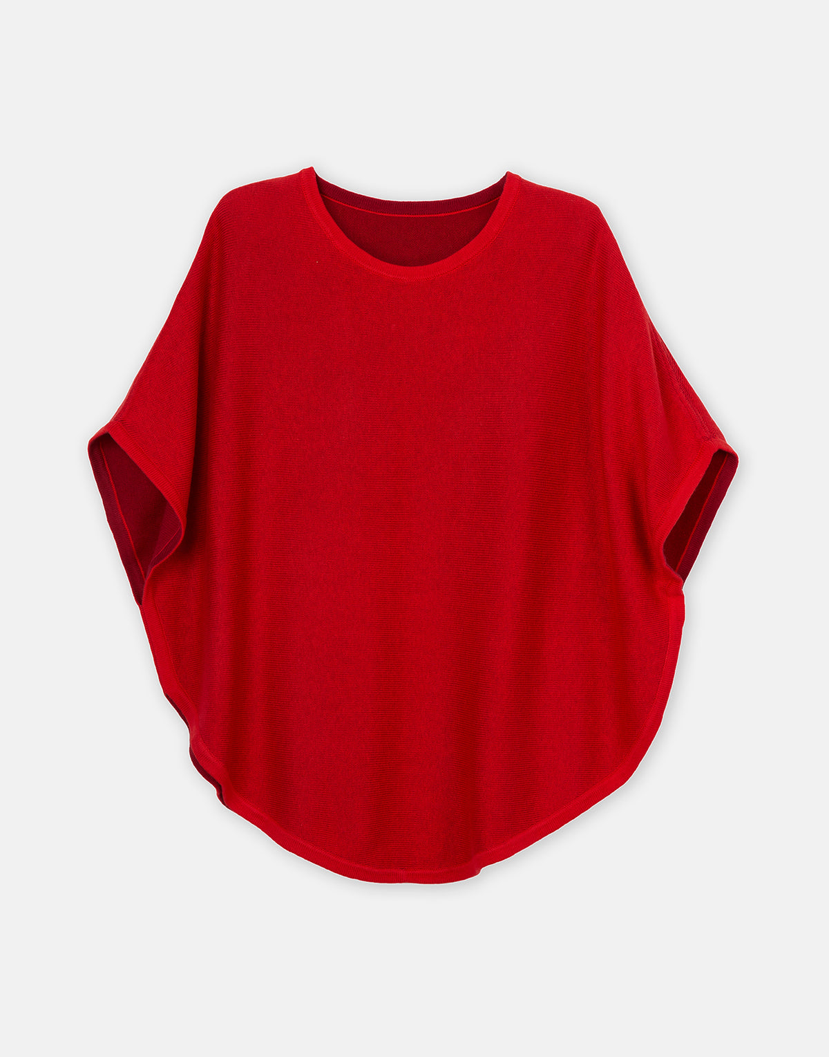 flora reversible poncho - red