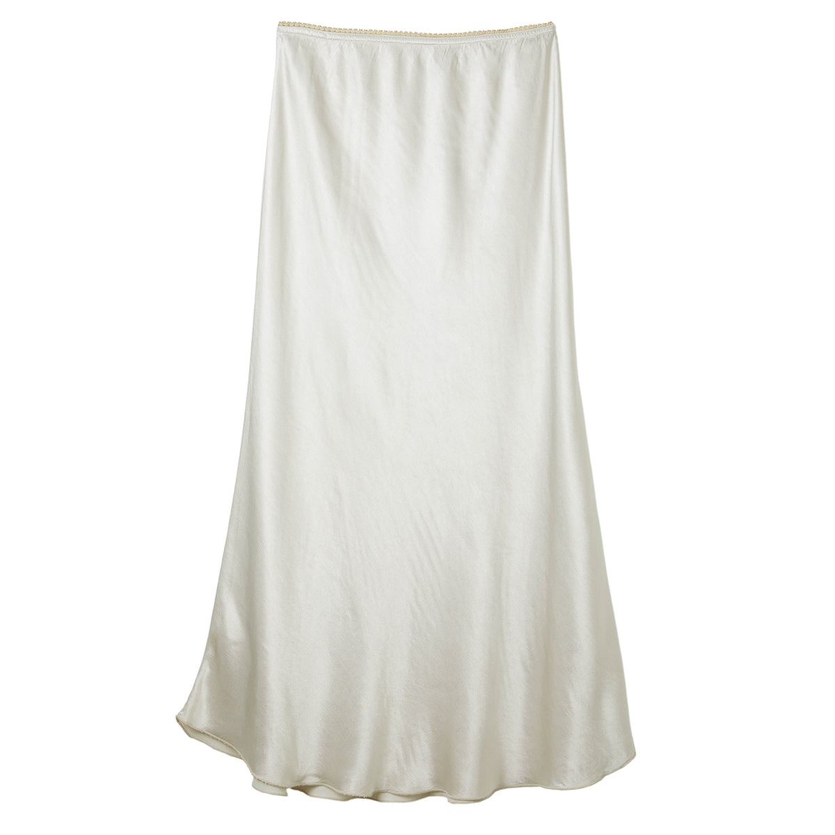 Long silk outlet skirt