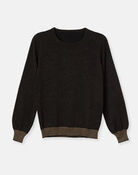 liliana crew neck - black