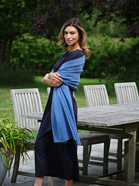 bali midi dress with pockets - navy