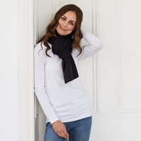 lucy 4-way cashmere poncho (PRE-ORDER) - black