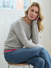 philly cashmere jumper - grey