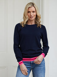philly cashmere jumper - navy