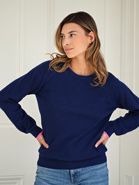 matilde textured jumper - blue