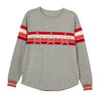 maria cotton cashmere jumper - grey