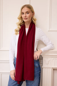 lucy 4-way cashmere poncho (PRE-ORDER) - aubergine