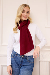 lucy 4-way cashmere poncho (PRE-ORDER) - aubergine