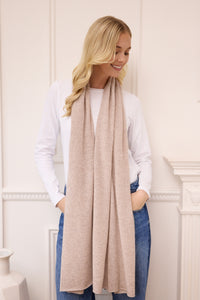 lucy 4-way cashmere poncho - PRE ORDER - fawn