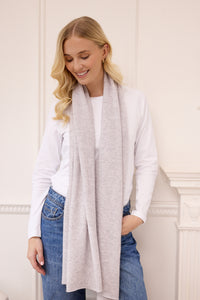 lucy 4-way cashmere poncho - grey