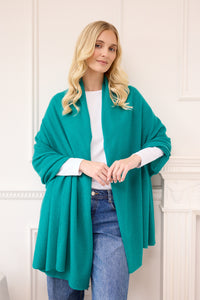 lola cashmere travel wrap (PRE-ORDER) - teal