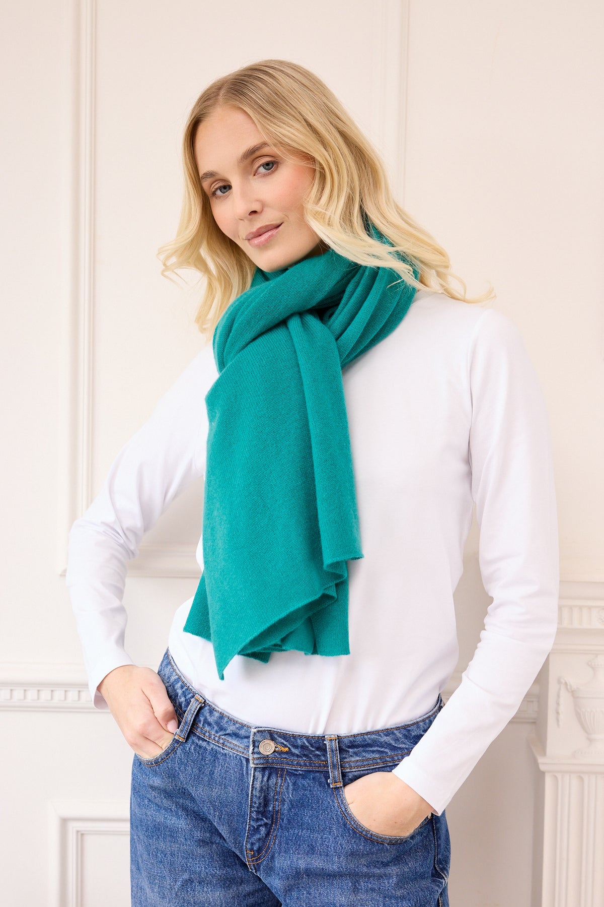 lola cashmere travel wrap (PRE-ORDER) - teal