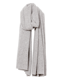 lola cashmere travel wrap - grey
