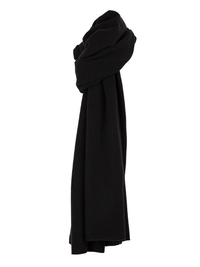 lucy 4-way cashmere poncho - black