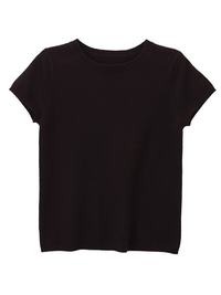 lillie cashmere tee - black