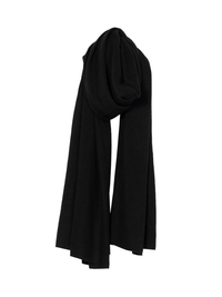 lola cashmere travel wrap - black