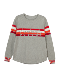 maria cotton cashmere jumper - grey