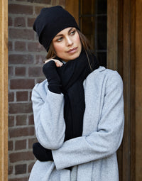 letterbox gift cashmere beanie & wrist warmers
