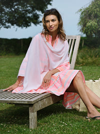 lucy 4-way cashmere poncho - white