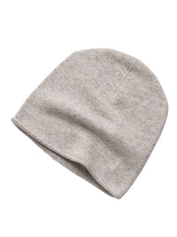 cashmere beanie - grey