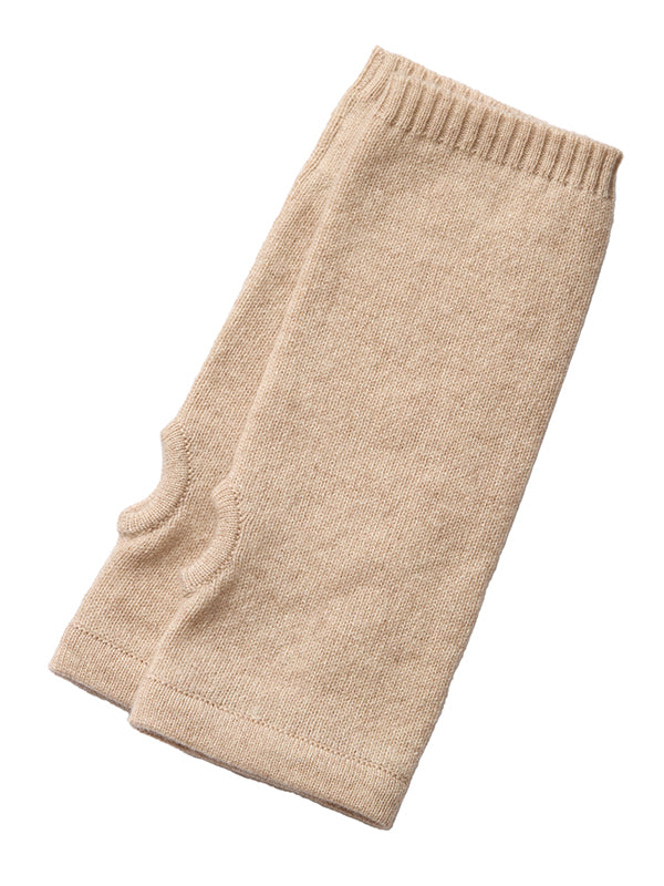 cashmere beanie - beige