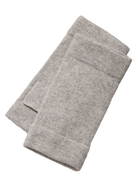 lucy poncho, cashmere ribbed beanie & wrist warmer set - grey