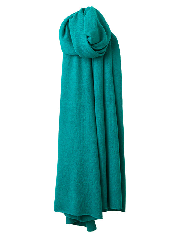 lola cashmere travel wrap - teal