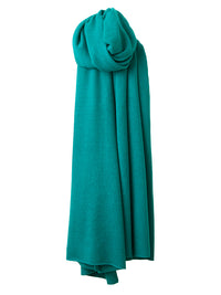 lola cashmere travel wrap - teal