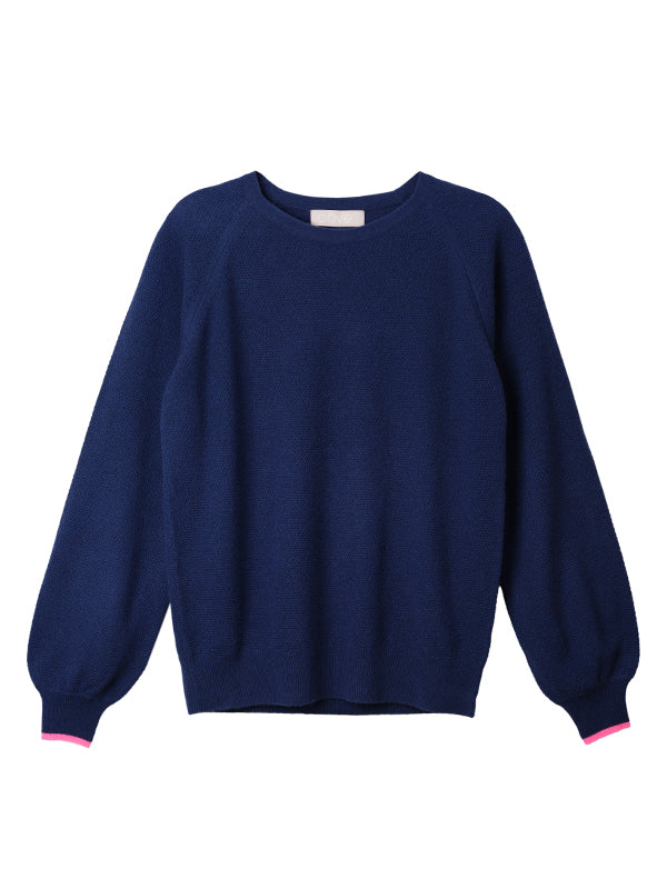 matilde textured jumper - blue