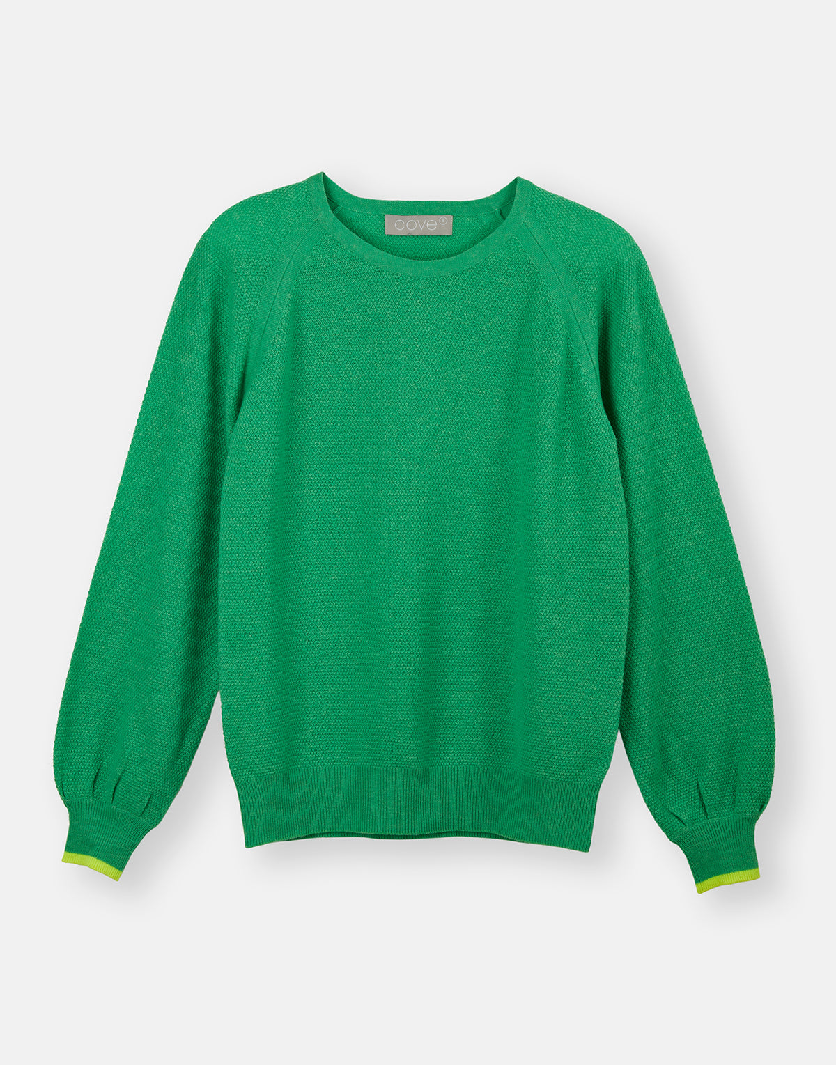 matilde textured jumper - green