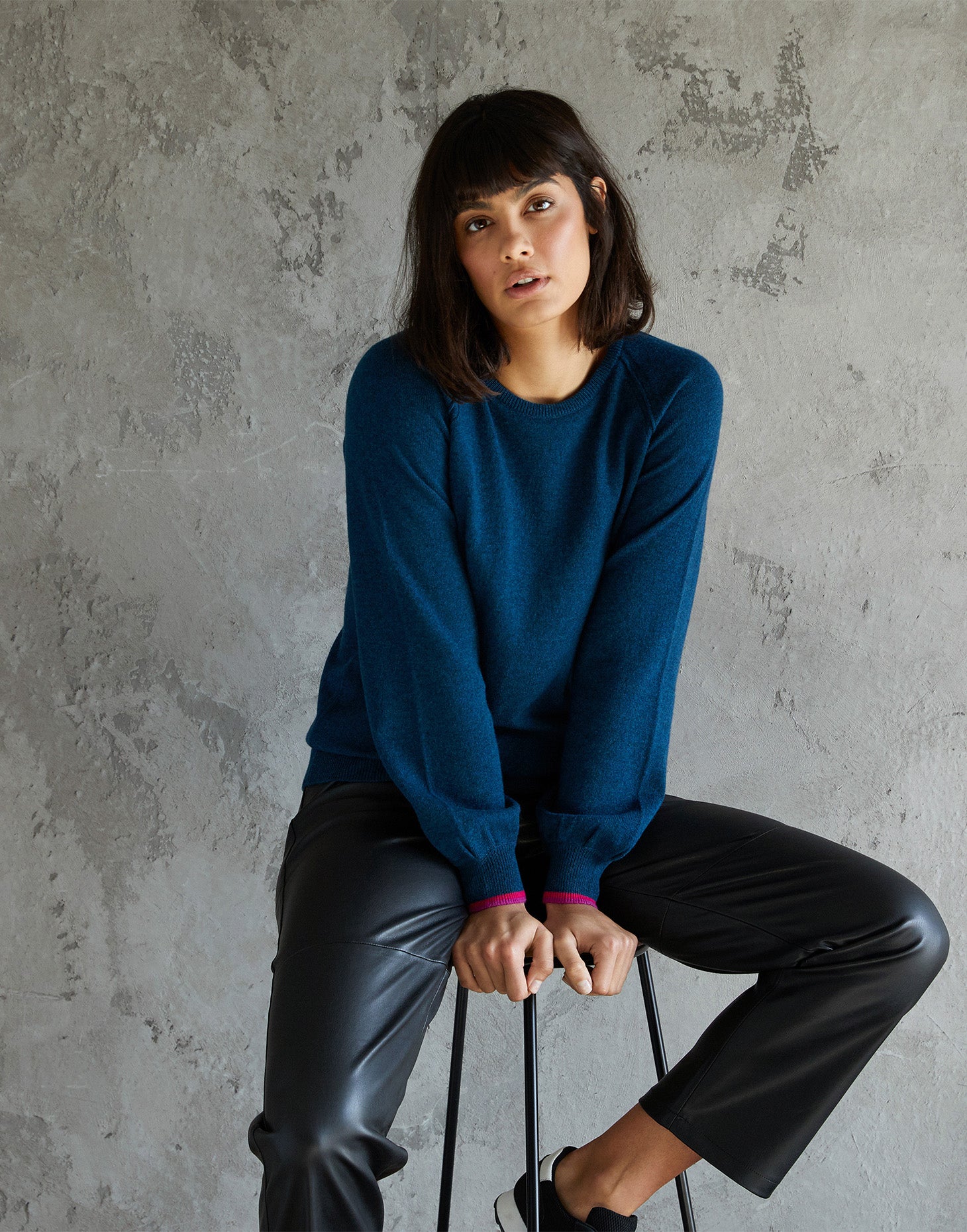 jenny cashmere jumper teal