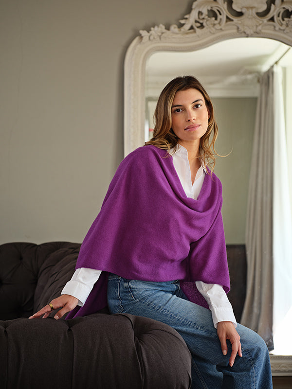 lucy 4-way cashmere poncho