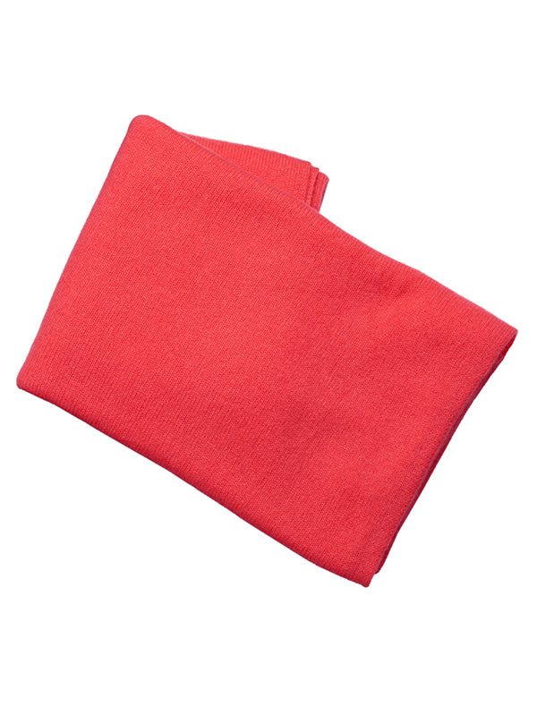 lucy 4-way cashmere poncho - coral