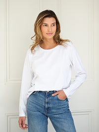 relaxed fit tee - white