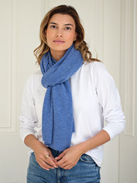 lucy 4-way cashmere poncho (PRE-ORDER) - blue jean