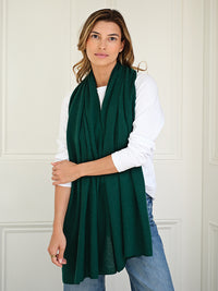 lucy 4-way cashmere poncho (PRE-ORDER) - forest green
