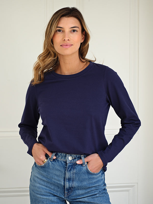 relaxed fit tee - navy