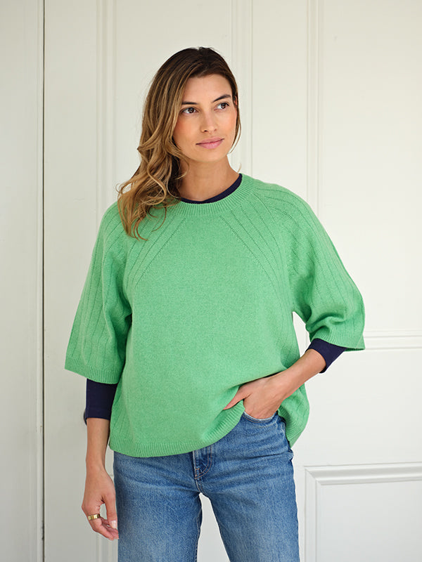 brooke boxy top  - green