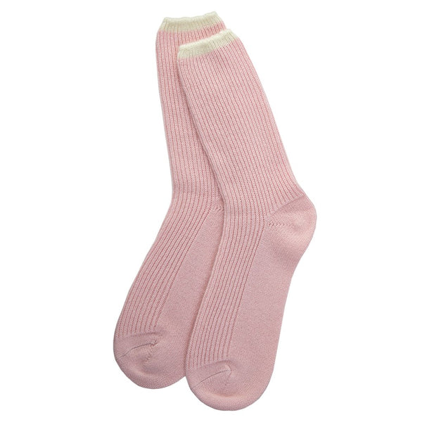 letterbox gift cashmere pink bed socks