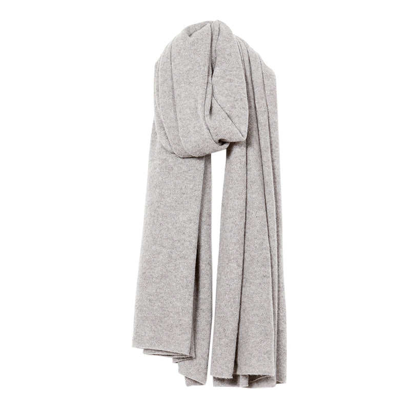 lola cashmere travel wrap - grey