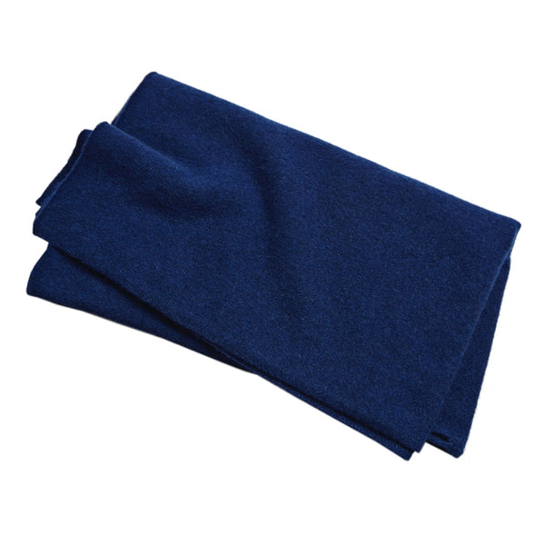 Lucy navy cashmere poncho